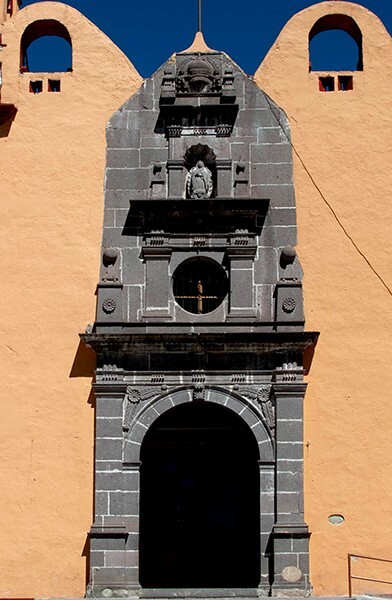 San Ildefonso, façade - Hueyotlipan, Tlaxcala
