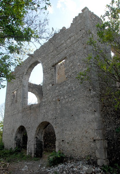 San Román, apse - Chan Cenote, Yucatán