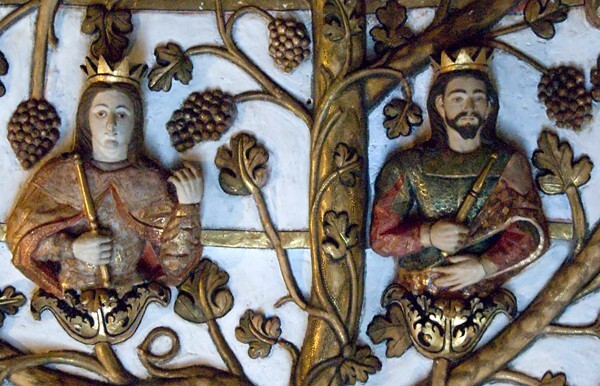 St. Dominic family tree, detail - Sotocoro