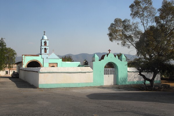 San Pedro Apóstol, atrio & church - San Pedro La Paz, Hidalgo