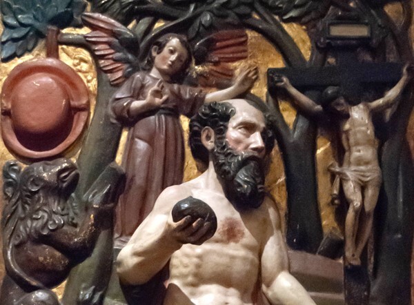 San Jerónimo, detail - Museo Franz Meyer (ex Convento de San Juan de Dios)