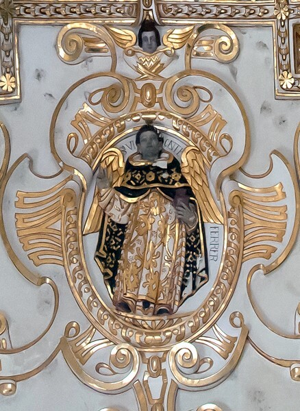 Convent stairwell vault, St. Vincent Ferrer - Convento