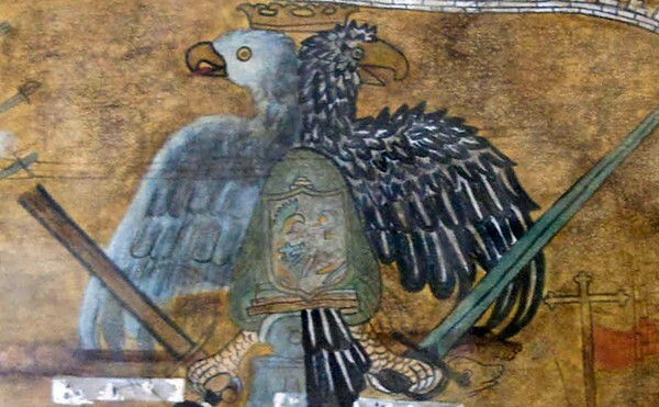 Mapa de Quauhquechollan - San Martín, nave, cloister & convento