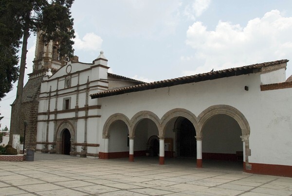 Santa María, façade & portería - Santa María Nativitas, México