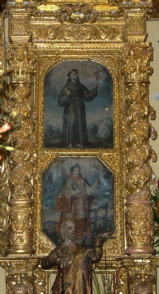 First tier (right) paintings - High Altar