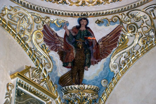 Friars' Chapel, cupola pendentive, St. John Evangelist - Convento