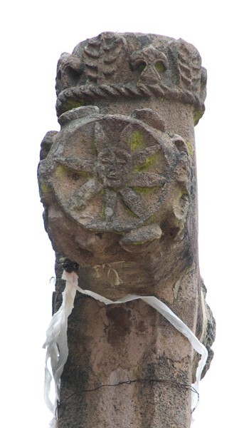 Atrial cross, side view - San Pedro