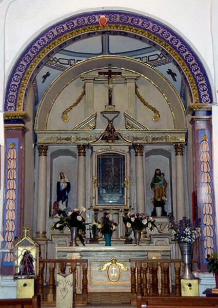 Los Peñitas, Oaxaca, Nuestra Señora de las Peñas, high altar - Oaxaca