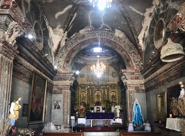 hacienda San Antonio, chapel nave & sanctuary - Tenextepec, Veracruz
