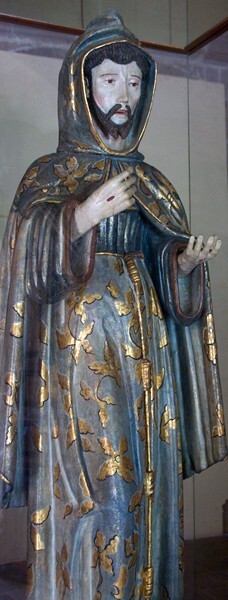 San Francisco, convento sculpture, St. Francis - Tzintzuntzan, Michoacán