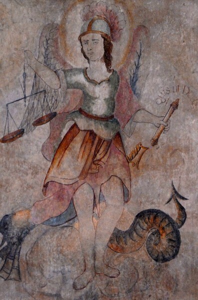 St. Michael Archangel - Upper cloister walk murals