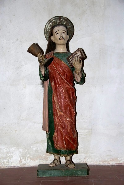 Santa Catarina, nave sculpture, St. John Evangelist - Ixtepeji, Oaxaca