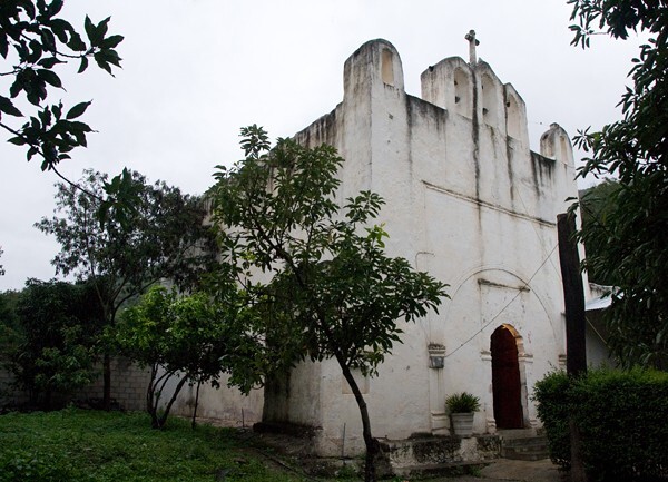 Santa María, façade - Santa María Xoxoteco, Hidalgo