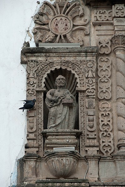 San Pedro, façade, second story left, St. Peter - Tlaquepaque, Jalisco
