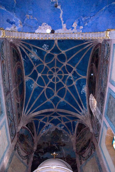 Sanctuary, ribbed vault - Atotonilco el Grande, Hidalgo