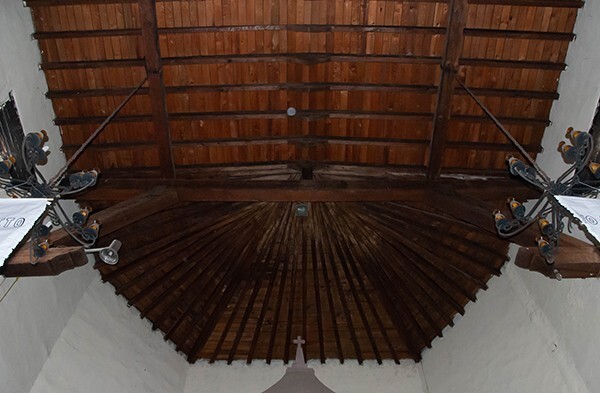 San Jerónimo, sanctuary ceiling - Amanalco de Becerra, México