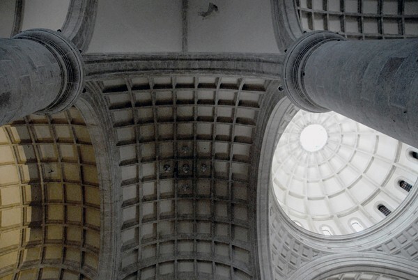 San Ildefonso, cove vaults, pillars & cupola - San Ildefonso (Catedral)