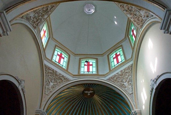 La Magdalena, lateral chapel, cupola & pendentives - Magdalena Salinas