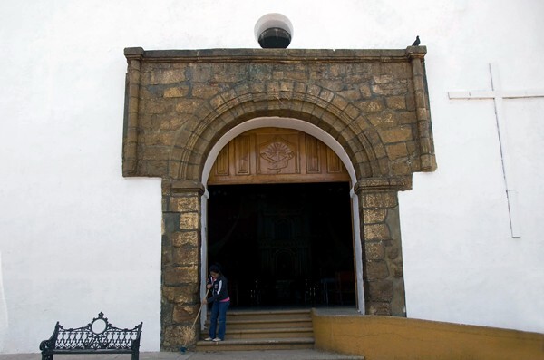 San Juan Bautista, façade alfiz - Jitotol de Zaragoza, Chiapas