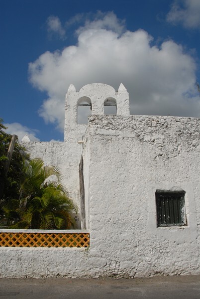 Santa Ursula, apse & espadaña - Chablekal, Yucatán