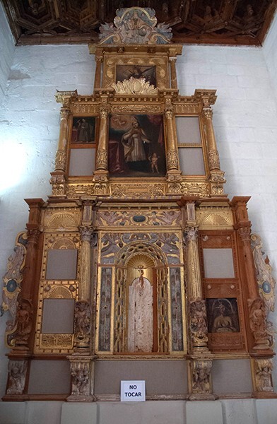 Santo Domingo, sotocoro retablo - Yanhuitlán, Oaxaca