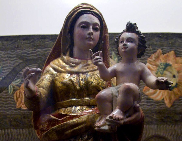 Nuestra Señora del Rosario, detail - Museo Franz Meyer (ex Convento de San Juan de Dios)