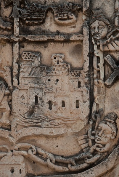 Casa de Cortés, coat of arms, closeup - Casa de Cortés
