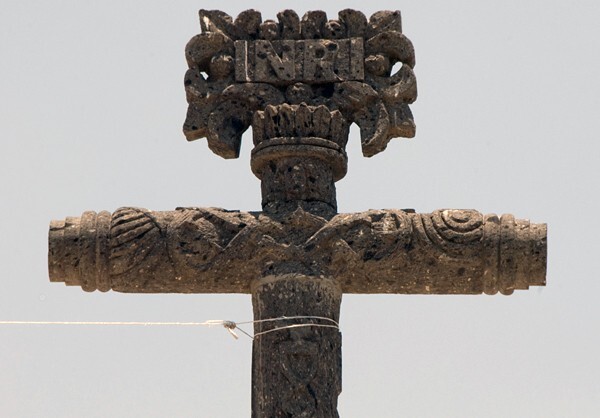 San Miguel, atrial cross, front crossing - Jaltepec, Hidalgo