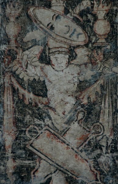 Portería mural, grotesque - San Miguel Arcángel