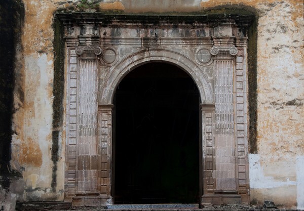 Santiago Apóstol, façade portal - Ocuituco, Morelos