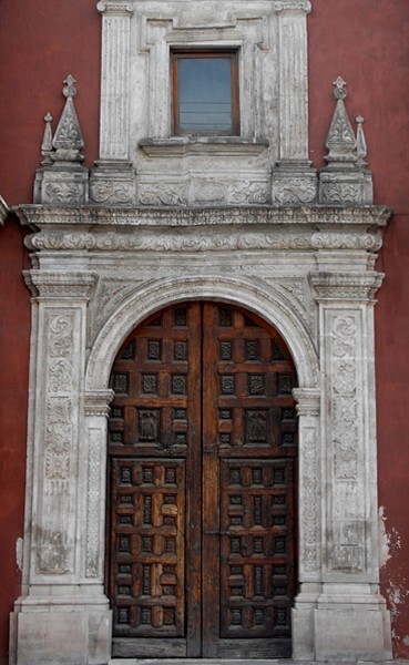 Façade portal & choir loft window - San Bartolomé Atepehuacán
