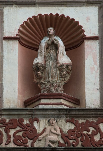 Façade sculpture niche, Our Lady of the Assumption - La Asunción de Nuestra Señora