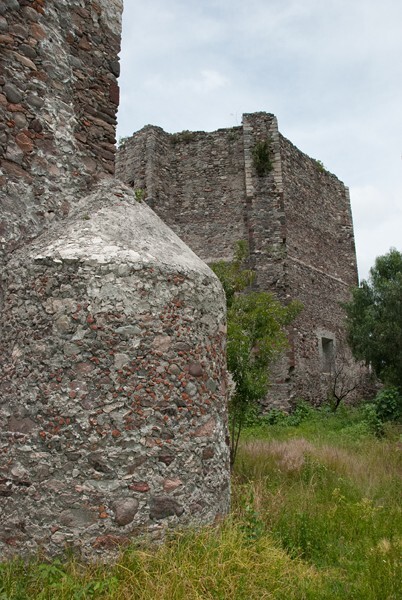 San Francisco, apse & convento buttress - San Francisco Totimehuacán (ruins), Puebla
