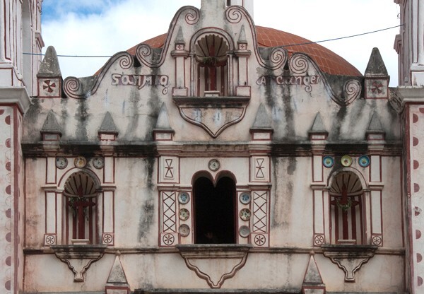 Façade, upper stories & choir loft window - San Miguel del Valle, Oaxaca