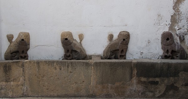 Cistern, lions water spouts - Cistern (Caja de agua)