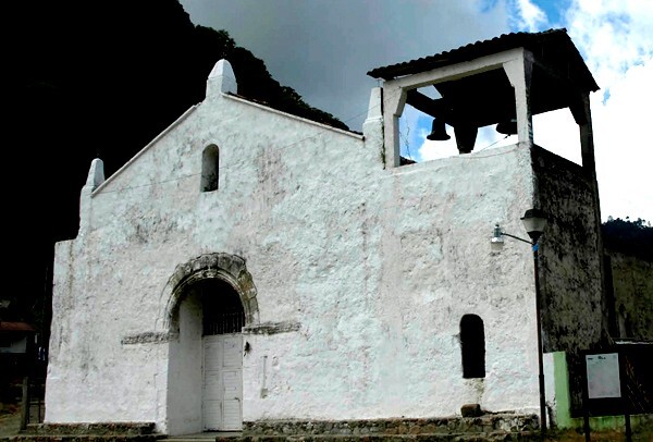 La Asunción, façade & belfry - Pantepec, Chiapas