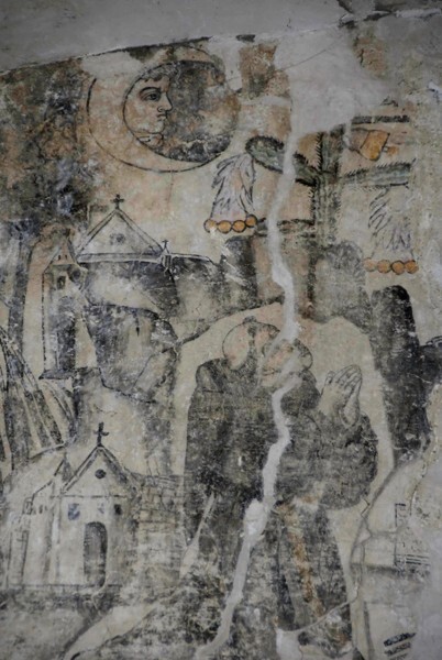 Refectory, lunette mural detail - Nave, sotocoro & refectory