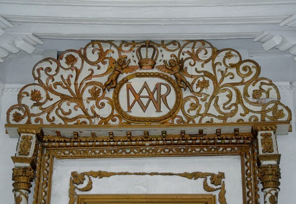 San Ignacio, Capilla de La Guadalupe, altar attic - Parras de La Fuente, Coahuila