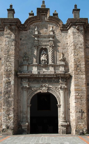 San Sebastián Analco, South side chapel, façade - San Sebastián Analco