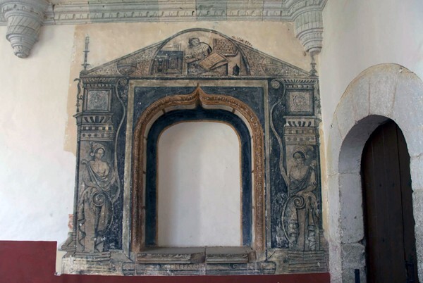 Santiago Matamoros, lower cloister testera - Santiago Matamoros, church & cloister