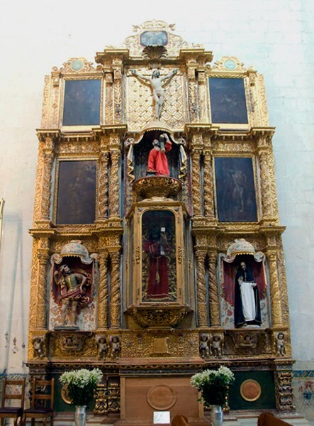 La Pasión retablo - nave La Pasión altar