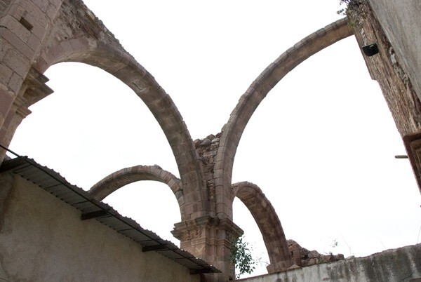 San Matías, basilica arches - Pinos, Zacatecas