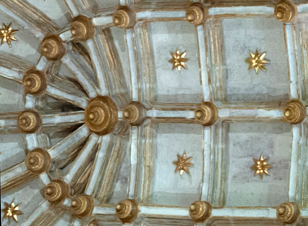 Sanctuary vault, detail - Sotocoro, nave & sanctuary vaulting
