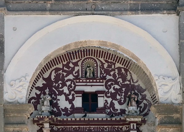 hacienda San Antonio, atrial gate & chapel façade detail - Tenextepec, Veracruz