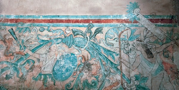 Sotocoro, E wall, North side mural - East wall, North side mural