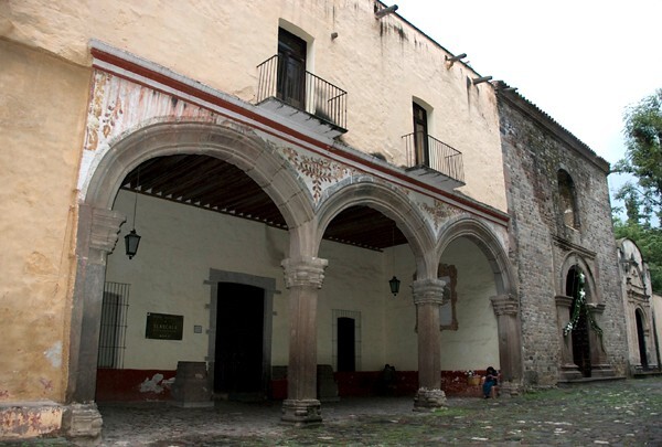 Portería & façade - La Asunción de Nuestra Señora, atrio, portería, and nave & choir ceilings