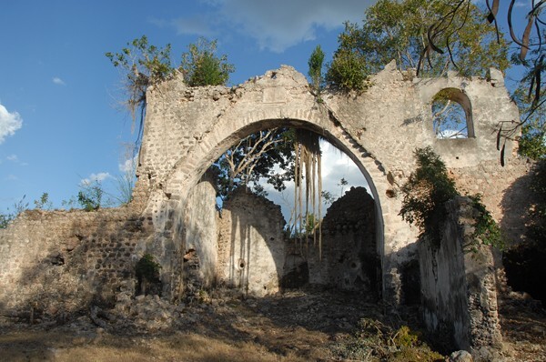San Bartolomé, apse (capilla abierta) - Tahcambo, Yucatán