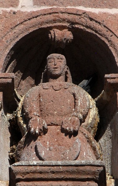 La Purísima Concepción, façade niche sculpture, Virgin Immaculate - Ocotlán, Jalisco