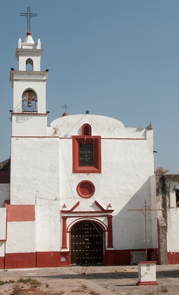 San Francisco, façade & bell-tower - Amozoc, Puebla