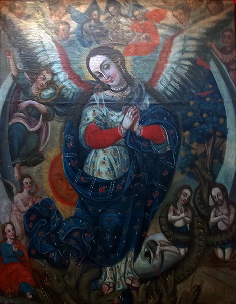 Convento painting - Nuestra Señora del Carmen